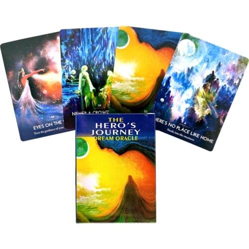 2021 New Tarot Cards The Heros Journey Dream Oracle Card And PDF Guidance Divination Deck Entertainment Parties Board 52Pcs/Box