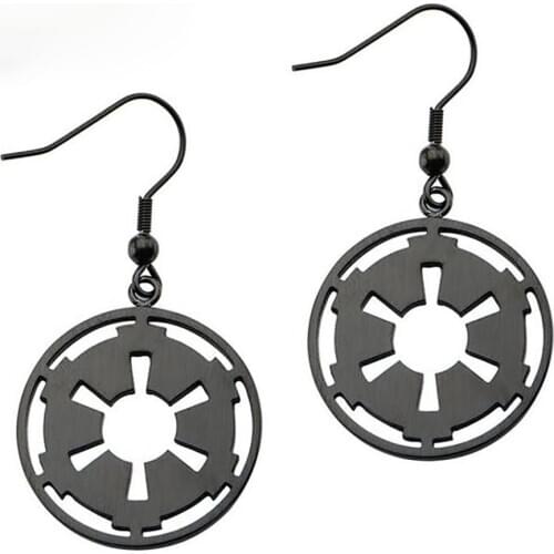 New Star Black Gun Plated Imperial Drop Earrings for Women Christmas Gift Dropshipping