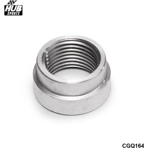 O2 Stainless 304 Exhaust Lambda Oxygen Sensor Boss Nut M18 x 1.5 Decat Bung Bolt HU-CGQ164