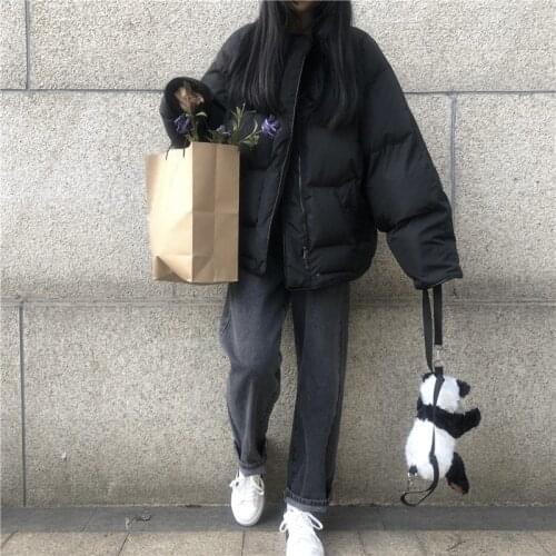 Control to film base contracted joker round collar suit coat female warm bread