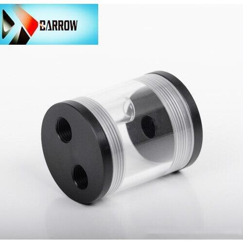 Original Barrow 60MM length 50MM diameter cylindrical watercooler tank pc cooler acrylic water reservoir cooling computer