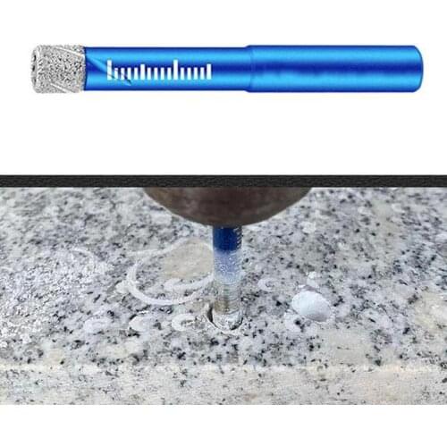 Drill Hole Opener Glass Vacuum Brazed Diamond Coated Core Hole Saw Drill Bit Ceramic Dry Bit Slate 6/8/10/12/14/16mm