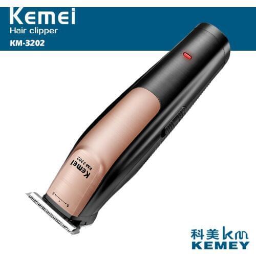 Kemei 2 in 1 Rechargeable Portable Hair Trimmer Razor Hair Clipper with Precision Hair Trimmer Cordless Adjustable Clipper