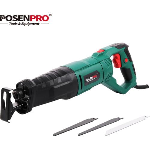 POSENPRO Reciprocating Saw 850W Electric Saw Multifunction Rotating Handle Saber Hand Saw for Wood and Metal Cutting Wood Saw