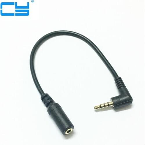 Jack 3.5 mm Audio Extension 90 Degree Cable for Huawei P20 lite Stereo Jack Aux Cable for Headphones Xiaomi Redmi 5 plus PC