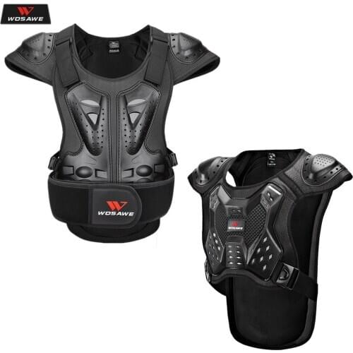 WOSAWE Adult Motorcycle Armor Vest Racing Chest Protector Cycling Motocross Off-Road Ski Body Protective Snowboarding Jackets