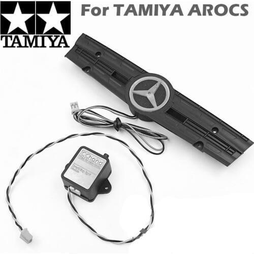 1/14 rc tamiya benz arocs upgrade parts led logo with berathing light module sets for 1:14 scale benz 3348 rc tipper truck