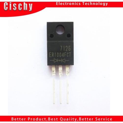 10PCS ER1004FCT TO-220F ER1004 TO-220 10A 400V TO220 original authentic