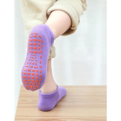 16 Colors Kids Anti-Slip Sock Baby Trampoline Sock Cotton Short Socks Breathable Elasticity Sport Child Foot Wear Boy Girls