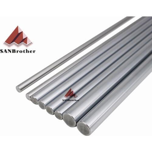 3D Printer Ultimaker UM2+ Extended Smooth Rod Smooth Rod Sets OD6mm 8mm 12mm 3D Printer XYZ Axis Chrome Plate Top Quality