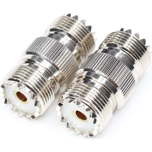 50PCS SO239 UHF Female Jack to SO-239 Female RF Adapter Connector