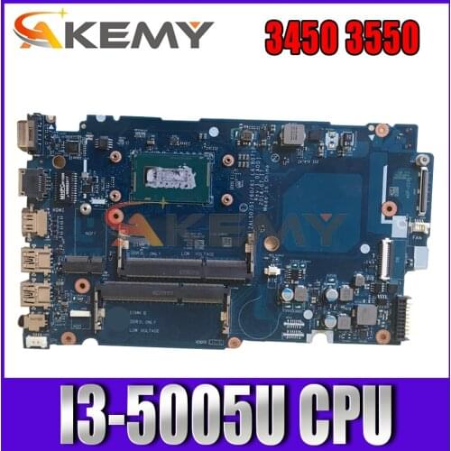 Akemy BRAND NEW FOR Dell Latitude 3450 3550 Laptop Motherboard I3-5005U ZAL50/51/60/61 LA-B071P CN-068RW5 68RW5 Mainboard