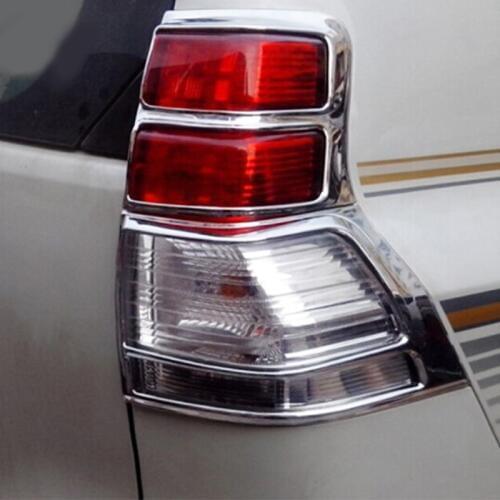 For Toyota land cruiser prado 150 accessories ABS chrome rear lamp cover for Toyota land cruiser prado 150 2010 2011 2012 2013