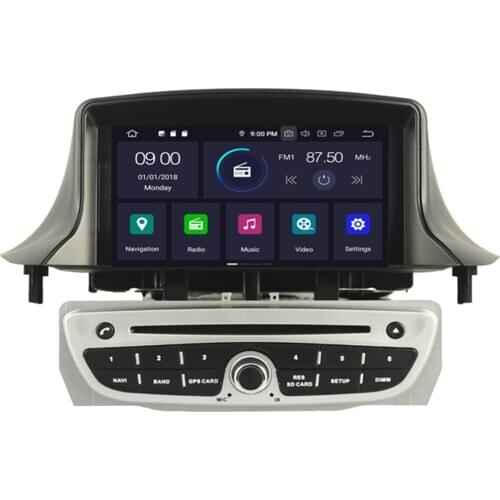 Android 10 Car Stereo DVD Player GPS Glonass Navigation for Renault Megane 3 Fluence 4GB RAM Video Multimedia Radio headunit