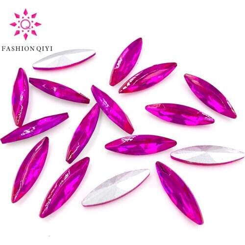 Free shipping Horse eye shape Glass Crystal Rose red pointback loose rhinestones diy nail art/phone/Clothing accessories