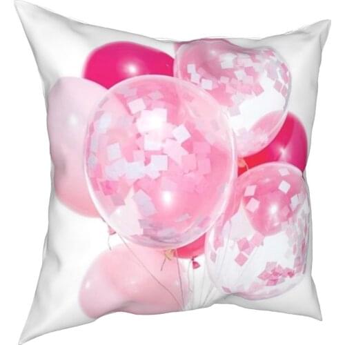 Sequin balloon printing pillow decoration cushion cover cushion cover 45cm linen pillow residential culture