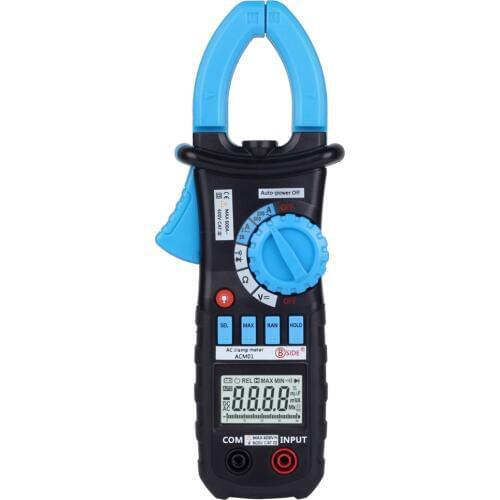 Bside ACM01 Digital AC Current Clamp Meter 1999 Counts Multimeter AC/DC Voltage Resistance Meter
