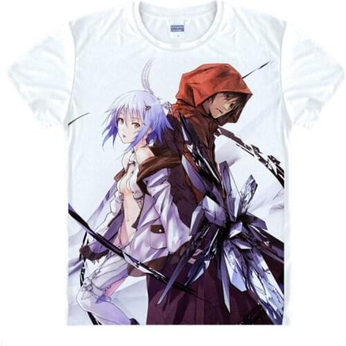 Shu Ouma T-Shirt Inori Yuzuriha Shirt mens 3D print T-shirts Anime Tees Short Sleeve Mens T-Shirts anime cosplay comic shirts a