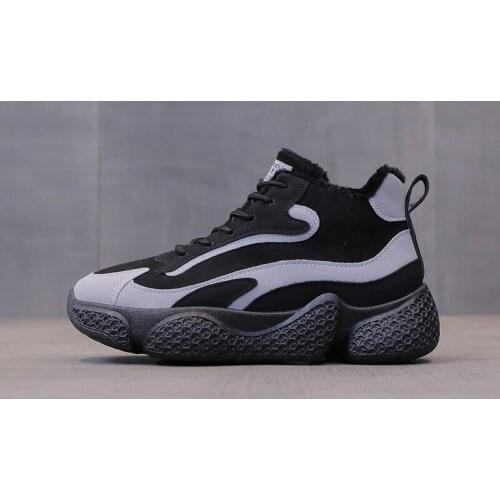 Student Casual Shoes Cotton Shoes Woman Rubber Sneakers Winter Keep Warm Thick Bottom Non-Slip Fashion New Arrival Casual Shoes