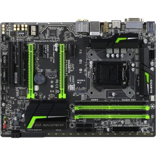 LGA1151 For Gigabyte GA-G1.Sniper B7 Original Used Desktop B150 Motherboard G1.Sniper B7 DDR4 USB3.0 SATA3