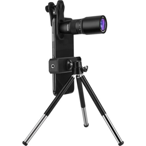 Phone Camera Lens, Phone Telephoto Camera Lens,18X Telephoto with Tripod & Remote Shutter for iPhone,Samsung Smartphone