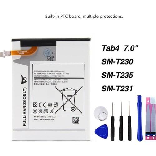 Original EB-BT230FBE Battery For Samsung SAMSUNG Galaxy Tab 4 7.0 SM-T230 SM-T235 SM-T231 EB-BT239ABE 4000mAh
