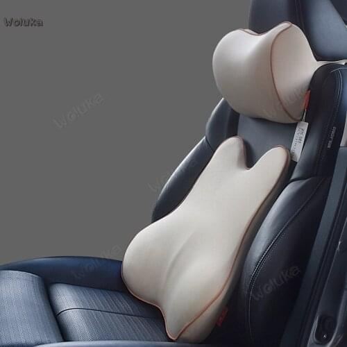 Car headrest lumbar car car seat memory cotton neck back pad four seasons durable CD50 Q02