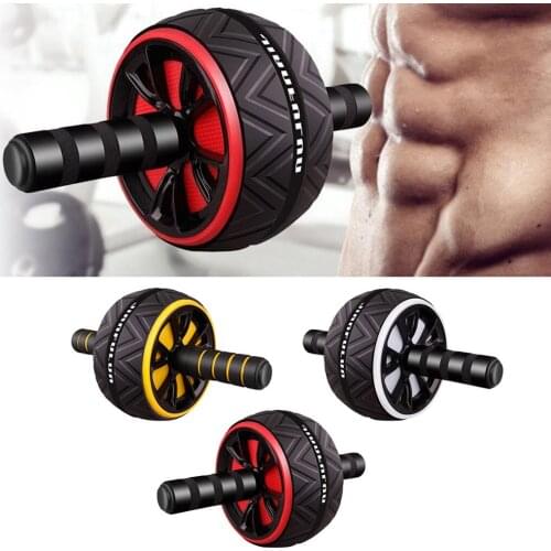 Ab Roller Exercise Wheel Abdominal Core Strength Training Gear Home Workout Kit For Arm Waist Leg Exercise Gym Body Building