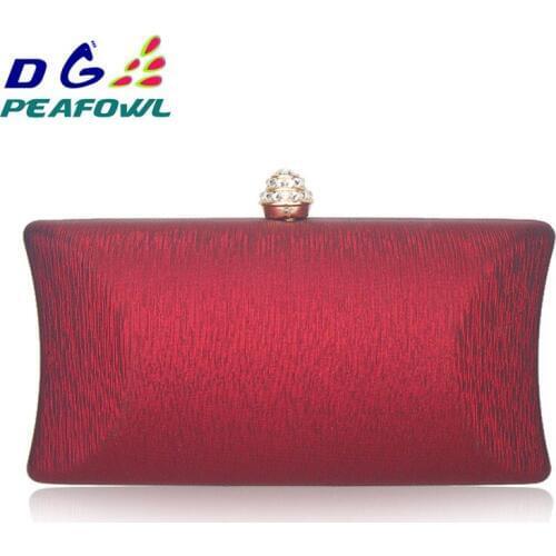 Solid Smart Clear Women Travel Toiletry Bag Red/Blue/Silver Clutch Evening Pochette Wallet Chains For Lady Shoulder Hand Bags
