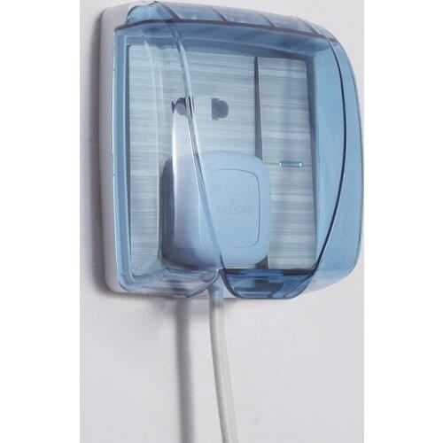 Universal wall socket safe case 86Type waterproof box Plate Panel light switch Protection Cover for Kitchen Bathroom Accessory