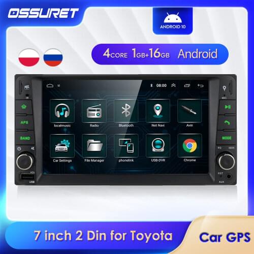 Android 9 Universal GPS Navigation Car Radio for Toyota Camry Prado Rush Avanza Allion Auris Yaris Alphard Car Multimedia Player