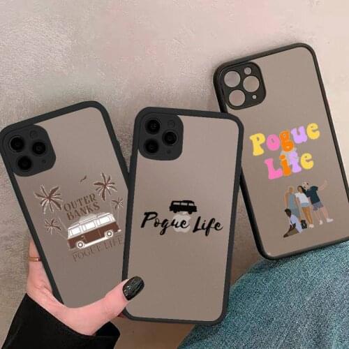 Outer Banks - Livin' the Pogue Life Phone Cases matte transparent For iphone 7 8 11 12 plus mini x xs xr pro max cover