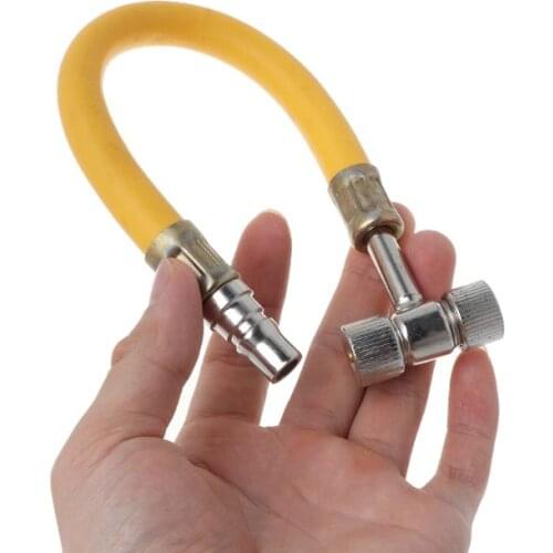 Bicycle Bicycle Air Pump Tube Inflator Universal Multi Functional Connector For Tire Press Gauge Motorcycle Bike Electrocycle