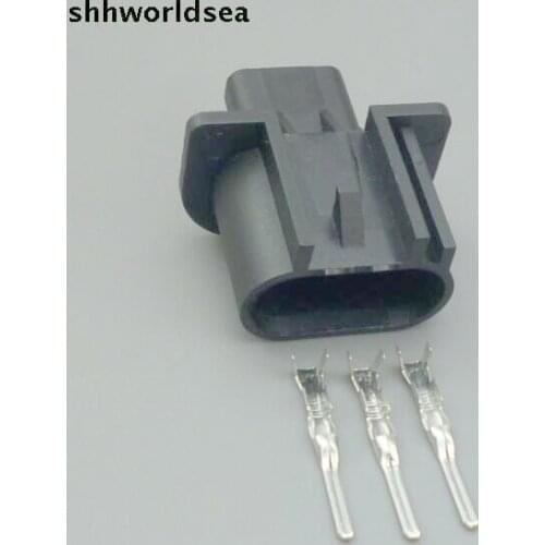 Worldgolden 5/30/100sets 9008 HB2 H13 Wire Harness Socket Headlight HID Halogen Connector Plug Male