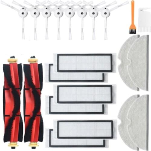 For Xiaomi Roborock S6 MAXV S6 PURE S6 Robot Vacuum Cleaner Parts Main Brush Side Brush Hepa Filter Accessories Kits