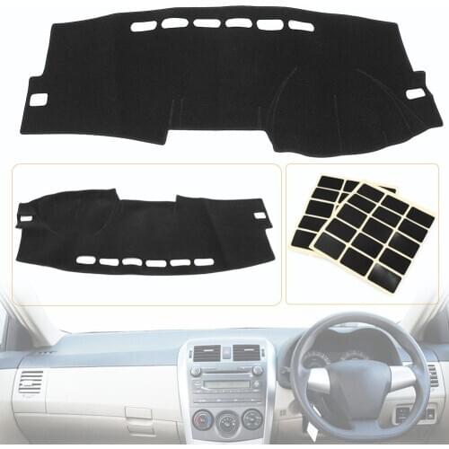 Car Dashboard Cover Protection +Fitting Accessories for TOYOTA COROLLA 2007-2012 (RIGHT-HAND DRIVE MODEL)