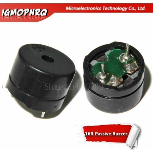 10PCS Passive Buzzer AC 12MM*8.5MM 12085 16R Resistance 2KHz 3V 5V 9V 12V In Common Use New original