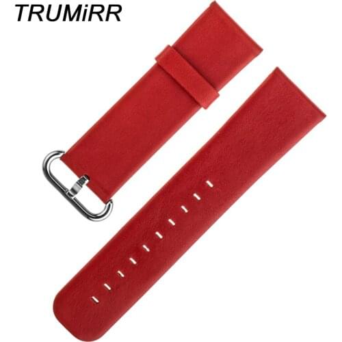 22mm Genuine Leather Watch Band for Samsung Galaxy Gear 2 R380 Neo R381 Live R382 Moto 360 2 46mm 2015 Watchband Strap Bracelet