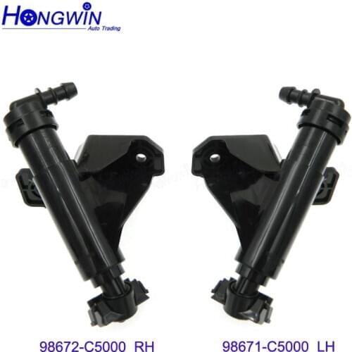 98672-C5000 Front Left&Right Car Headlamp Headlight Cleaning Washer Spray Nozzle Jet Cover Cap For KIA Sorento 2015-2018