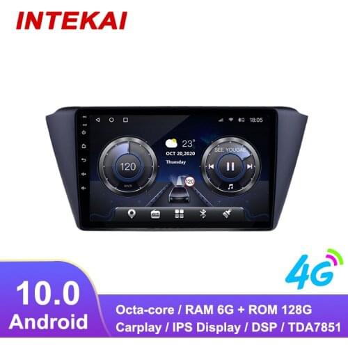 9"Android 10.0 Car Radio GPS Navigation autoradio multimedia player for Skoda Fabia 2015 2016 2017 2018 2019 head unit stereo