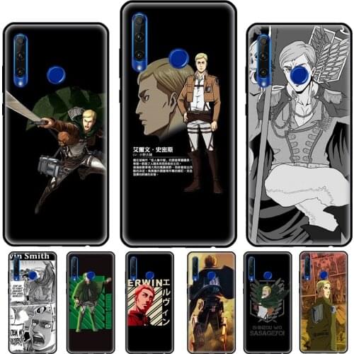 Erwin Smith Attack on Titan For Huawei Honor 8X 9X 7X 7C 6A 8A 7S 8S 8 9 10 10X Lite 10i 7A 20 6C 4C Pro Case Cover