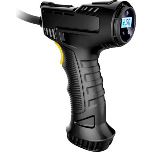 Electric Wireless Car Tyre Inflator Portable Inflatable Air Pump Inflation LED Light Rechargeable Tire Pressure Detection