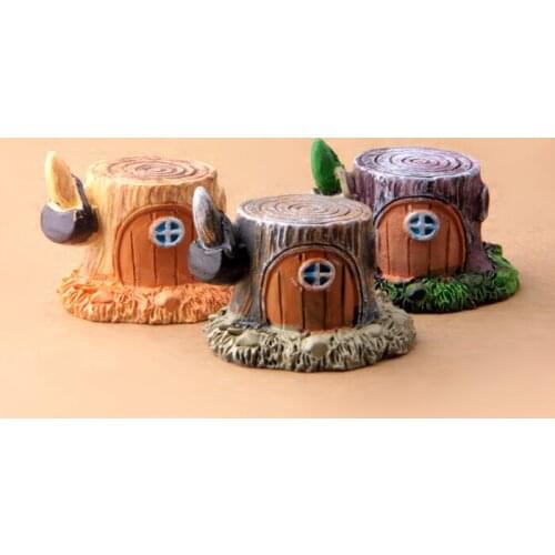 Action Figure random Aegean Sea mini house 3.6cm PVC Microscopic bonsai garden Cute collection decoration Doll Model Anime