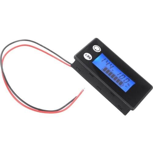 Battery Capacity Voltmeter BMS LCD Digital Battery Capacity Indicator Tester Lead Acid Lithium Voltage Analysis Instruments