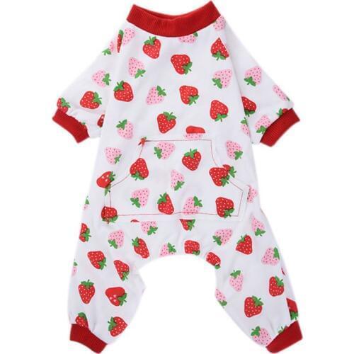 Dog Jumpsuits Overalls Clothes for Dogs Cotton Dog Pajamas Clothes for York Dogs Autumn Cloth Puppy Sleeping Cloth For Puppy