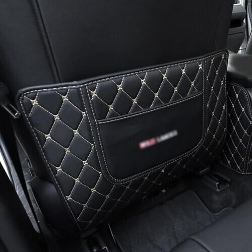 QHCP Car Seat Back Anti Kick Mat Protection Clean Armrest Box Anti Kick Mats Anti-dirty Pad Fits For Toyota RAV4 Wildlander 2020