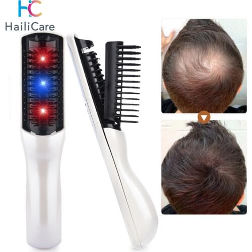 Hair Growth Laser Comb Therapy Electric Massage Equipment Stop Hair Loss Treatment Promote Grow Brush Product Men Birthday Gift