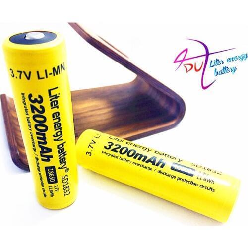 Liter energy battery 6 pcs/ Lot VariCore New original 18650 lithium-ion Rechargeable battery NCR18650B 3.7V 3200MAH Batteries