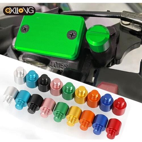 Motorcycle Rear View Mirrors Hole Plug Screws Caps For Kawasaki Z250 Z300 Z400 Z650 Screws Bolts 1050 1090 1190 1290 ADVENTURE