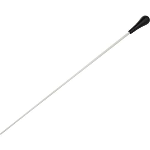New Black ABS Handle Musical Music Conductor Baton Gift White 15inch